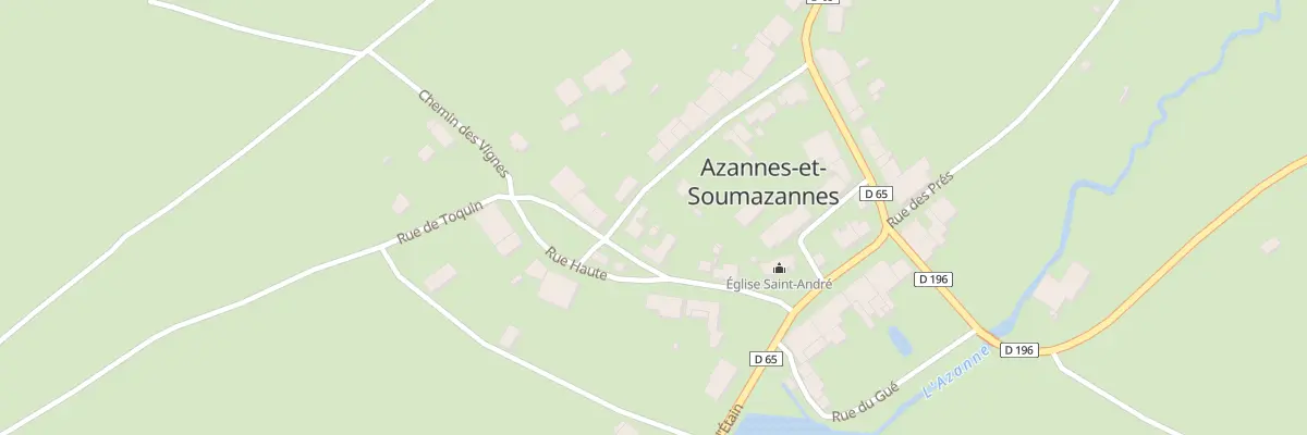 Plan du 10 Rue Haute à Azannes-et-Soumazannes