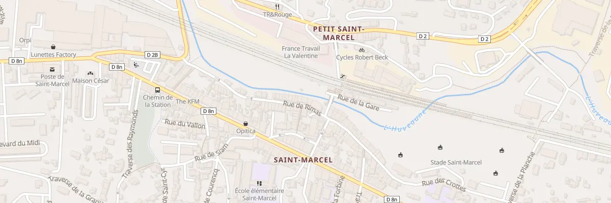 Plan du 45 Rue des rimas à Marseille 11e Arrondissement