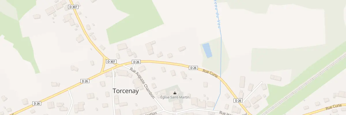 Plan du 5 Rue Curie à Torcenay