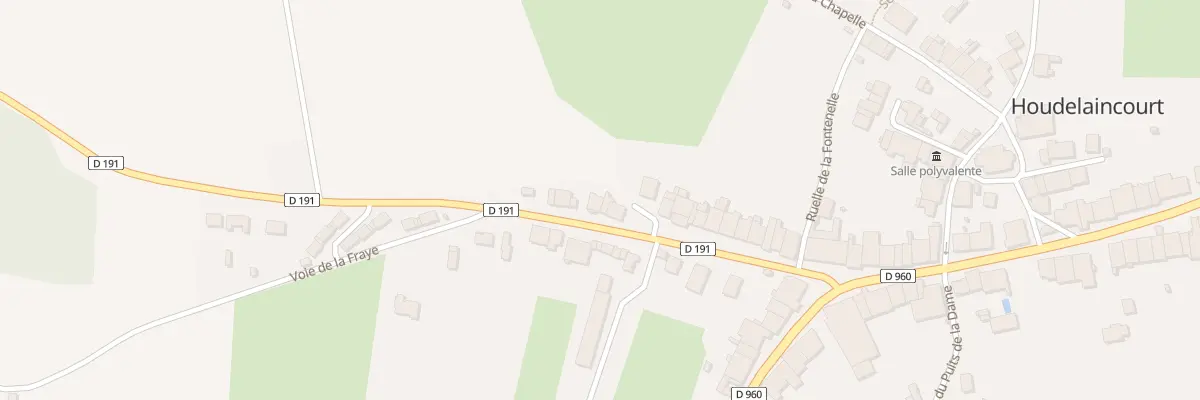 Plan du 22 Rue de la Maix à Houdelaincourt