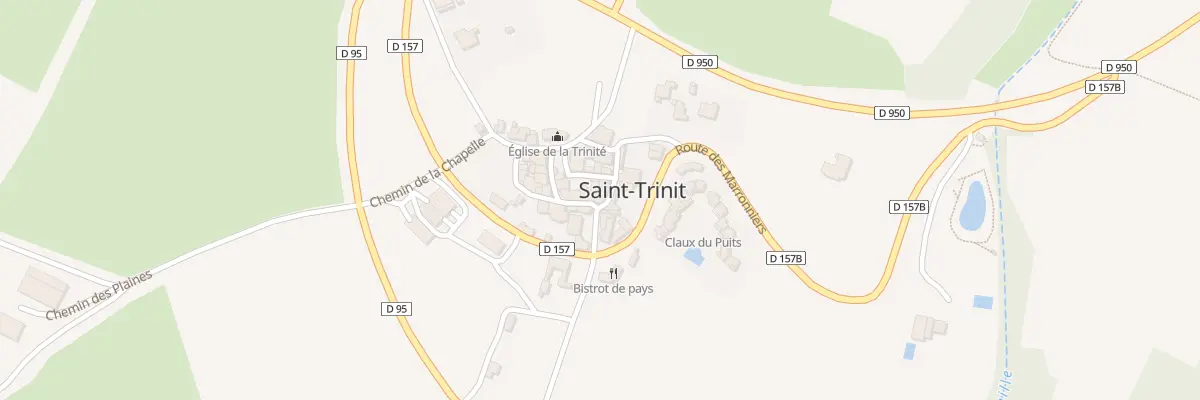 Plan du 5023 Le Village à Saint-Trinit