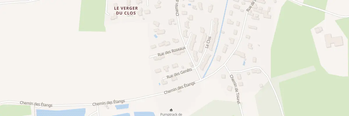 Plan du 25 Rue des Roseaux à Beaucroissant