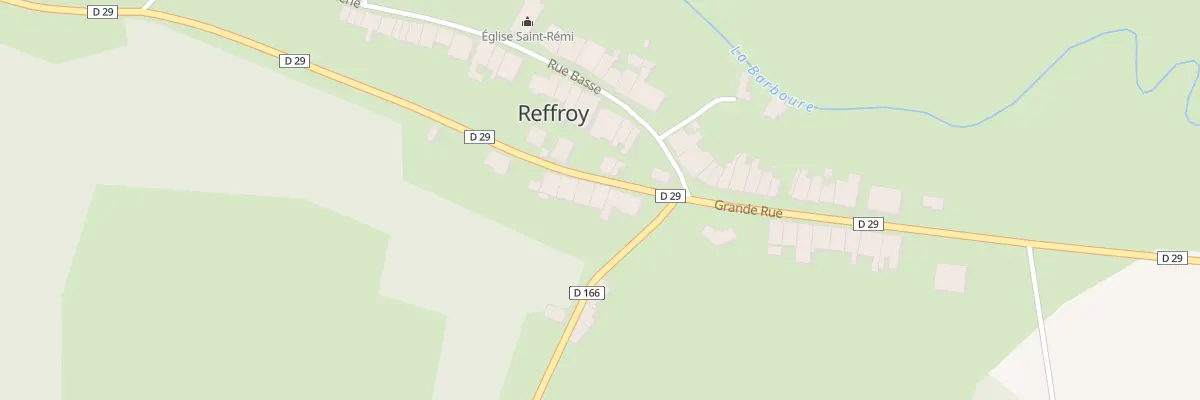 Plan du 3 Rue Haute à Reffroy