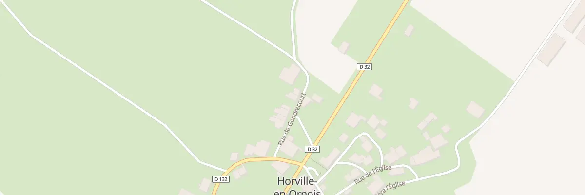 Plan du 9 Rue de Gondrecourt à Horville-en-Ornois