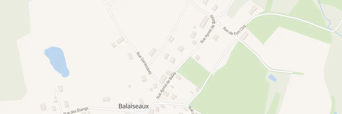 Plan du 10 Rue Aymé de Balay à Balaiseaux
