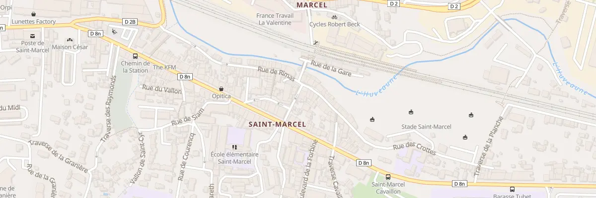 Plan du 18 Rue du dix aout à Marseille 11e Arrondissement