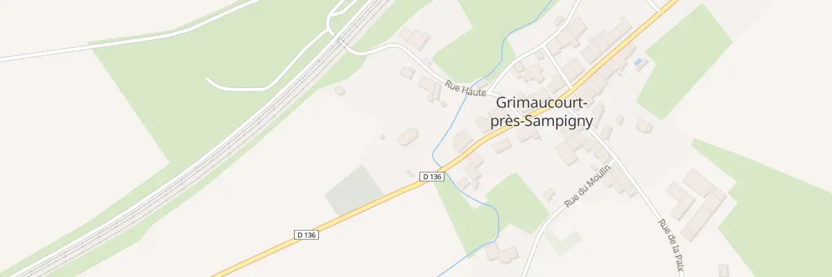 Plan du 42 Gr Grande Rue à Grimaucourt-près-Sampigny