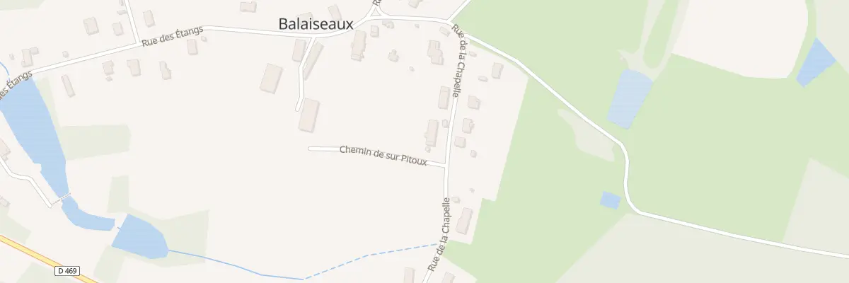 Plan du 6 Rue de la Chapelle à Balaiseaux