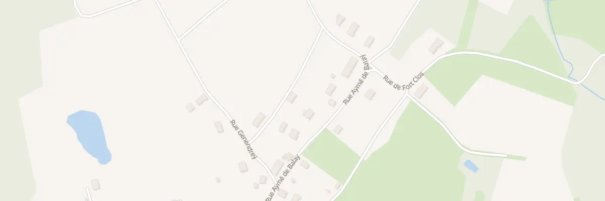 Plan du 8B Rue Aymé de Balay à Balaiseaux