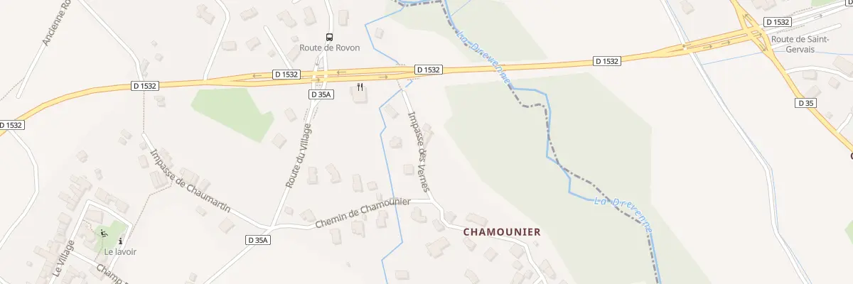 Plan du 5099 Les Vernes à Rovon