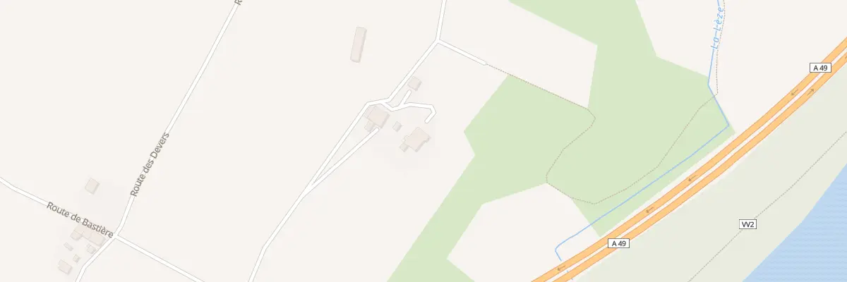 Plan du 308 Che de Genaudiere à L’Albenc