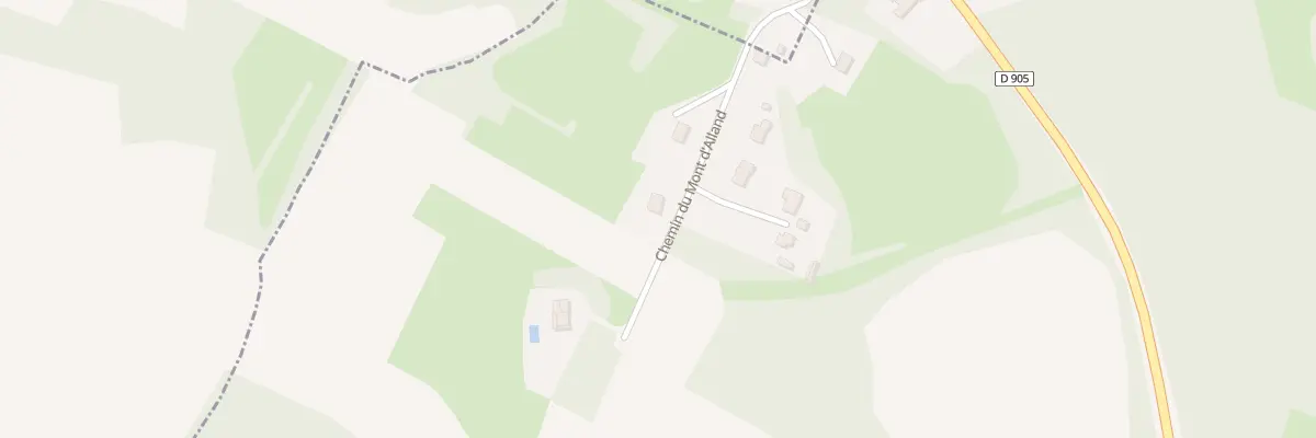 Plan du 56 Che du Mont d’Alland à Dole