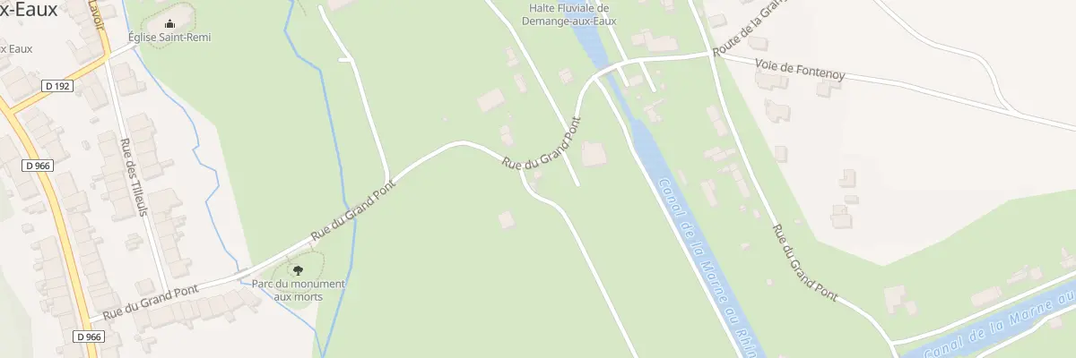Plan du 24 Rue du Grand Pont à Demange-Baudignécourt