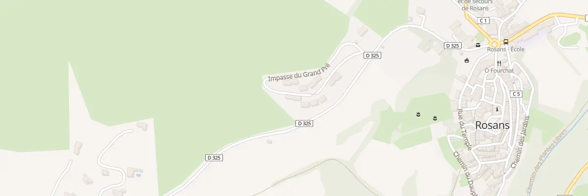 Plan du 264 Imp du Grand Pré à Rosans