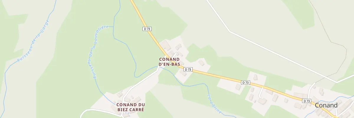 Plan du 660 Rte de la Caline à Conand