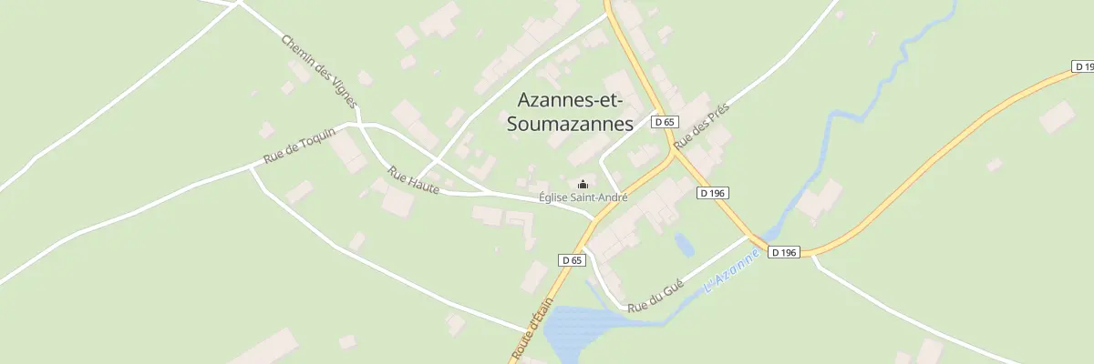 Plan du 4 Rue Haute à Azannes-et-Soumazannes