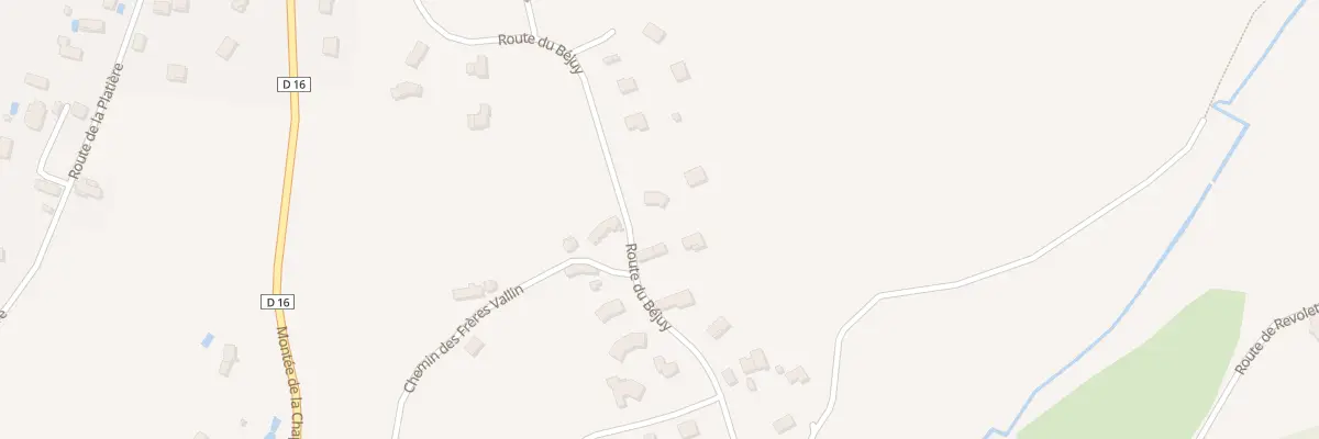 Plan du 499 Rte de Béjui à La Chapelle-de-la-Tour