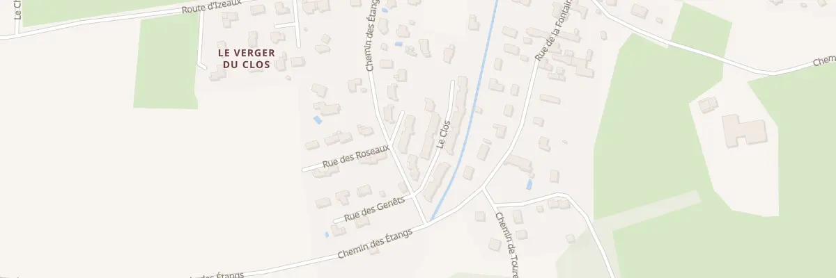 Plan du 5233 Au Clos à Beaucroissant