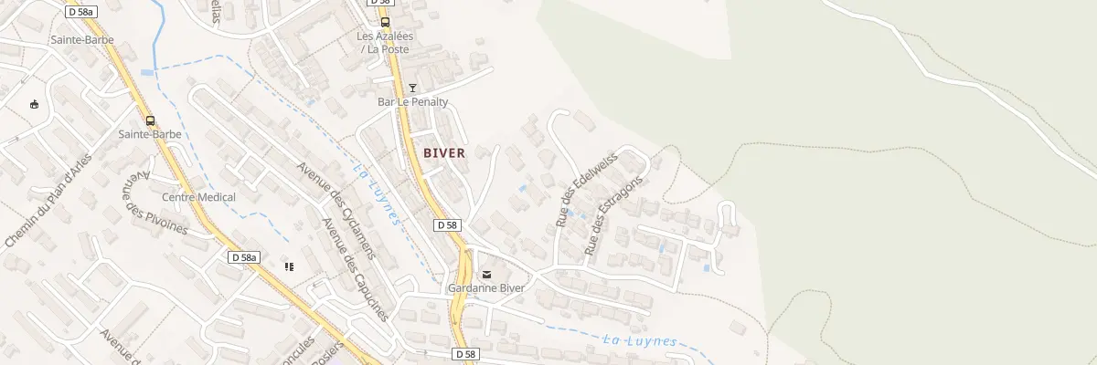Plan du 73 Rue des Edelweiss Biver à Gardanne