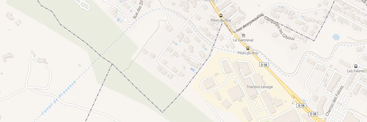 Plan du 9099 Biver à Gardanne