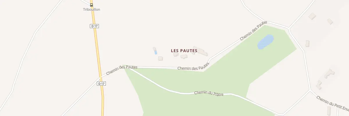 Plan du 360 Che des Pautes à Chélieu