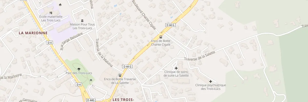 Plan du 36 Rte d’Enco de Botte à Marseille 12e Arrondissement