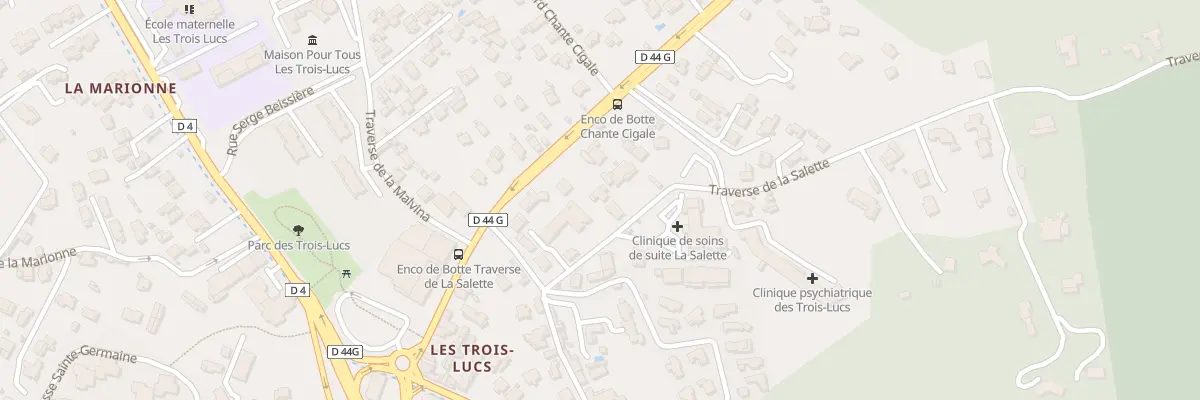 Plan du 11B Tsse de la Salette à Marseille 12e Arrondissement