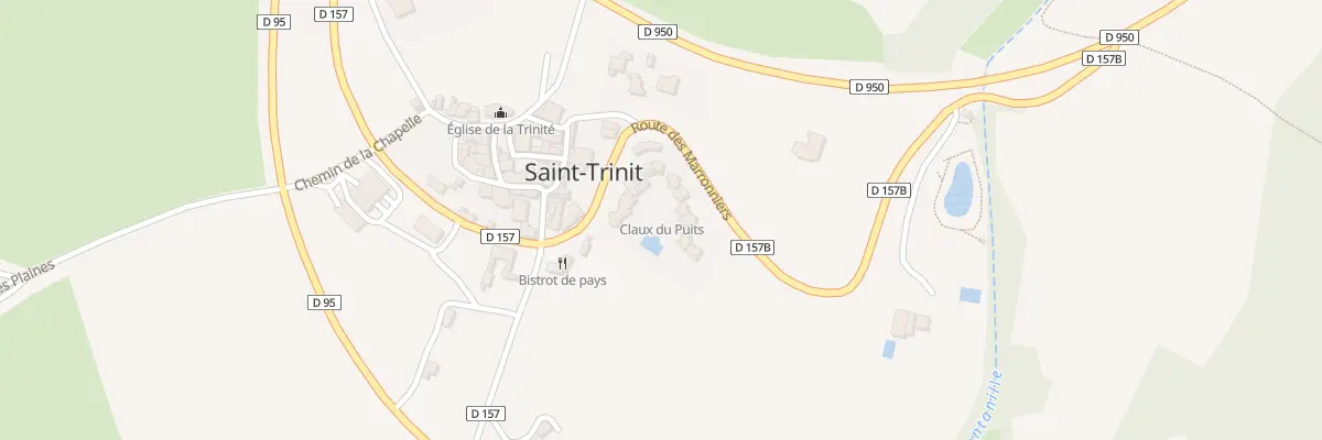 Plan du 5122F Claux du Puits à Saint-Trinit