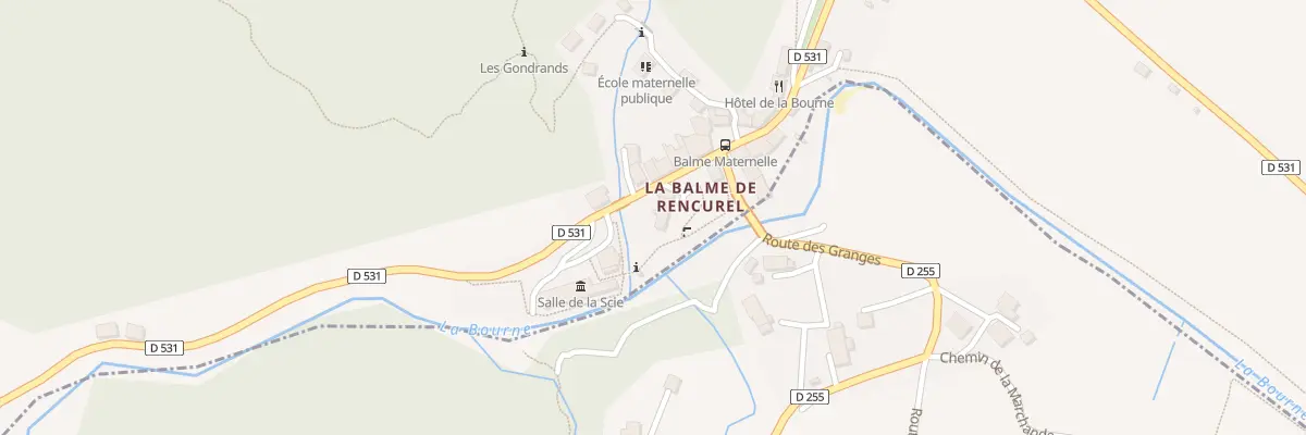 Plan du 67 Rte de Pont-en-royans à Rencurel