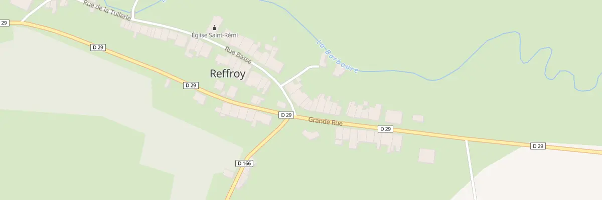 Plan du 1 Gr Grande Rue à Reffroy