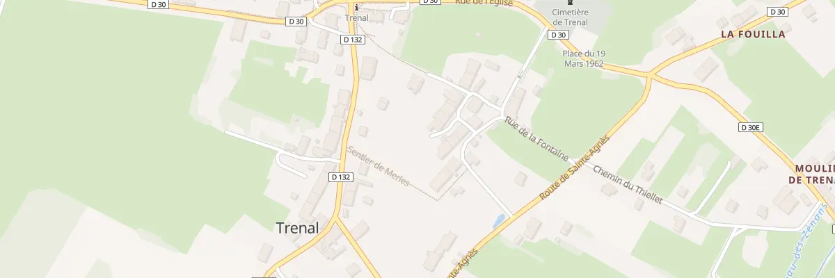 Plan du 8 Rue du Petit Four à Trenal