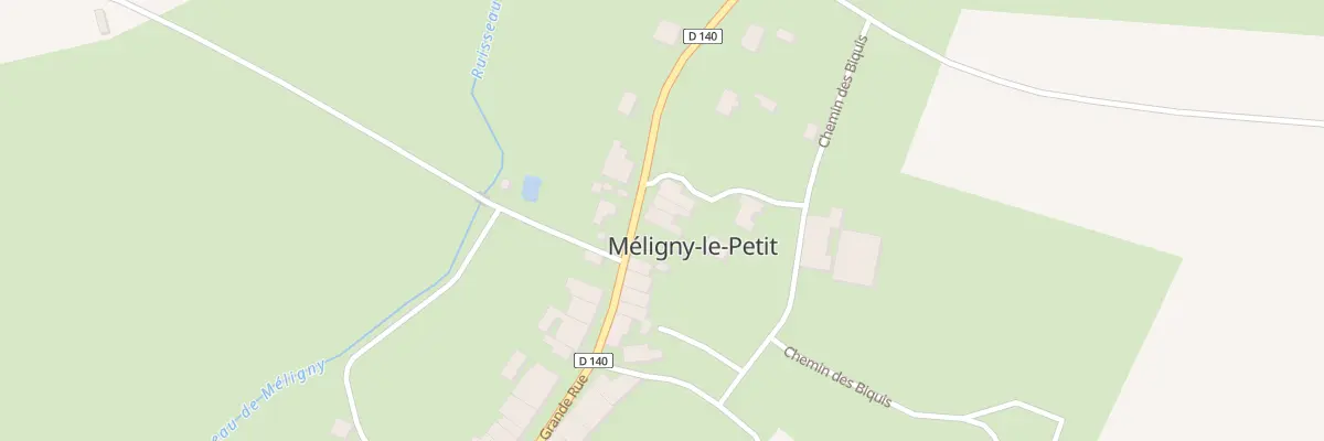 Plan du 31 Grande Rue à Méligny-le-Petit