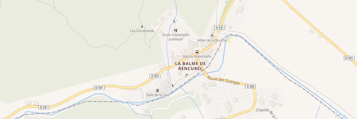 Plan du 64 Rte de Pont-en-royans à Rencurel