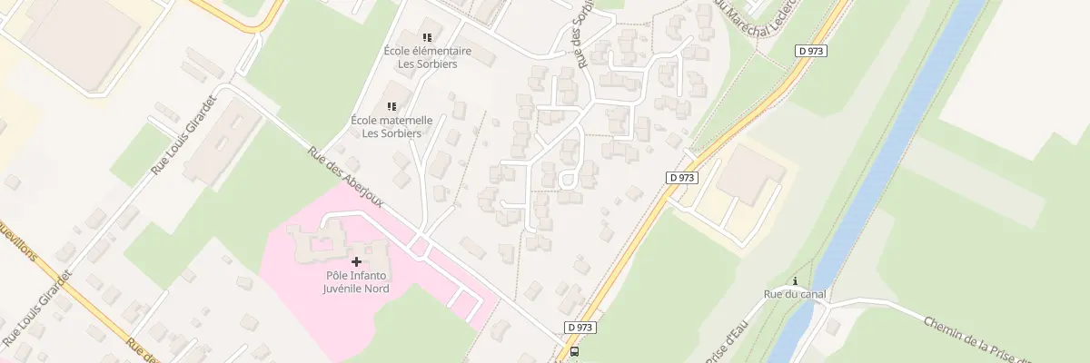 Plan du 27 Rue des Sorbiers à Dole