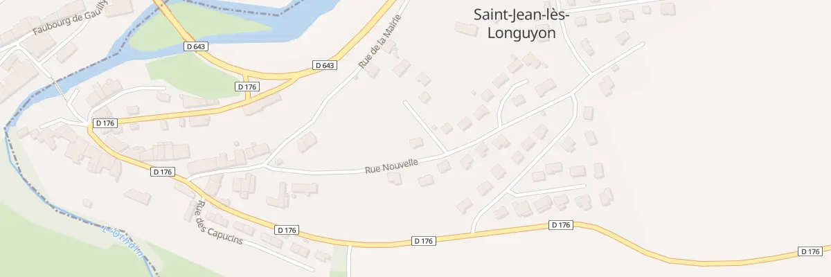 Plan du 12 Rue Nouvelle à Saint-Jean-lès-Longuyon