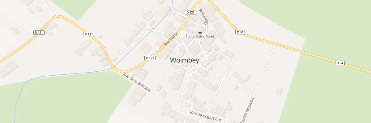 Plan du 8 Rue Haute à Woimbey