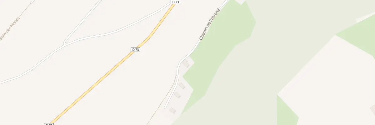 Plan du 499 Che de Prévarel à Val-de-Virieu