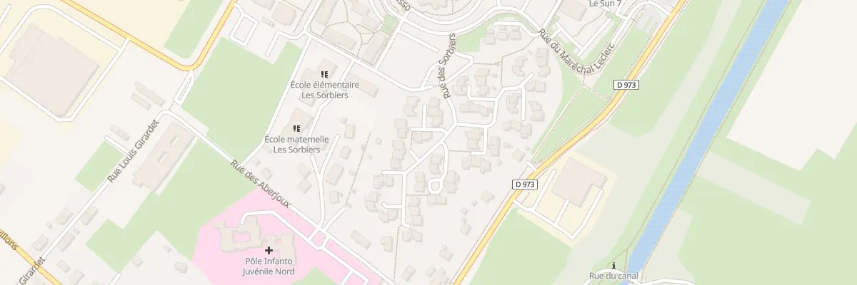 Plan du 9 Rue des Sorbiers à Dole