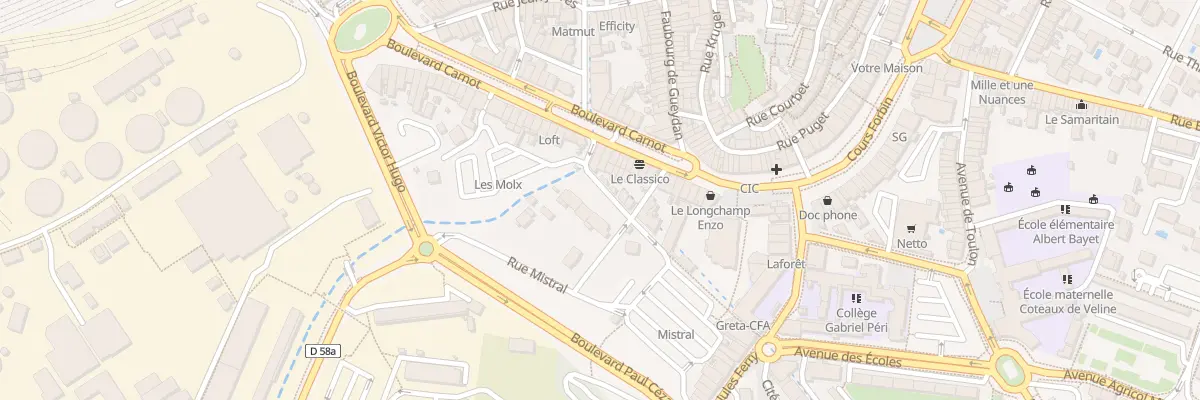 Plan du 62 Av Mistral à Gardanne