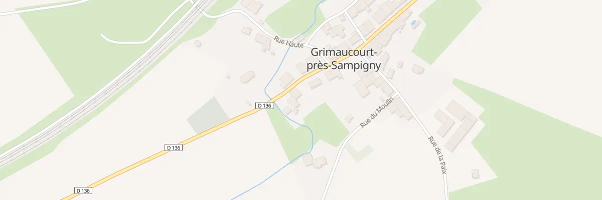 Plan du 39 Gr Grande Rue à Grimaucourt-près-Sampigny
