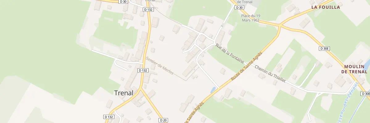 Plan du 10 Rue du Grand Four à Trenal