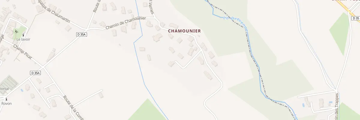 Plan du 6000 Chamounier à Rovon