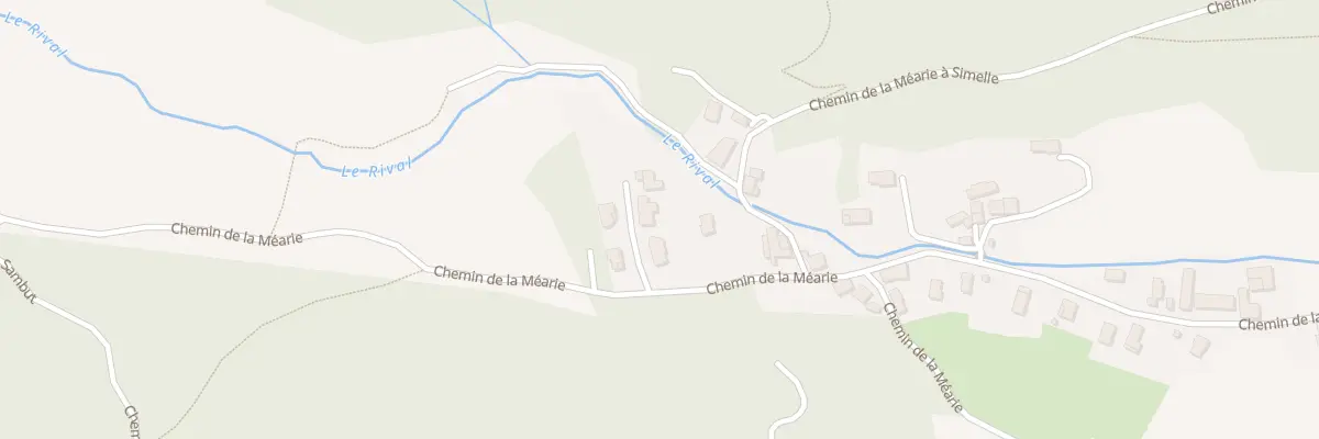 Plan du 812 Che de la Méarie à Tullins