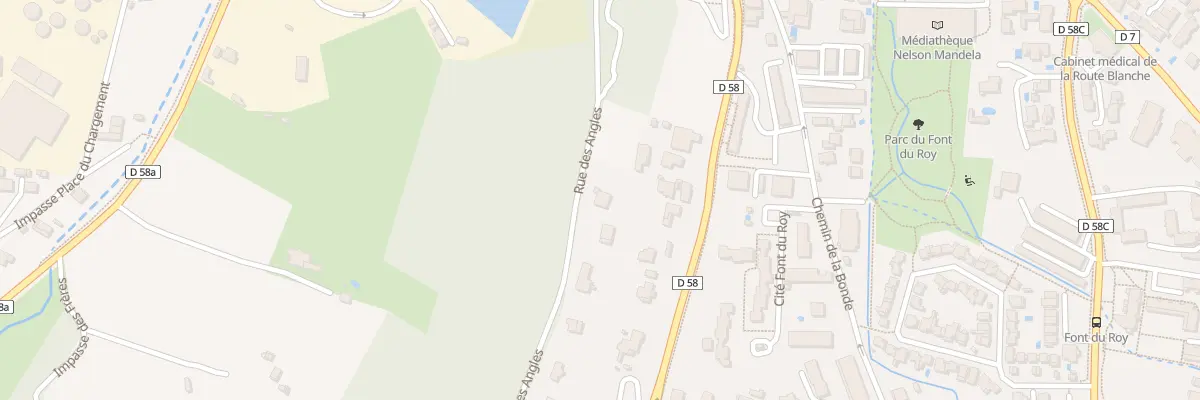 Plan du 445 Che des Angles à Gardanne