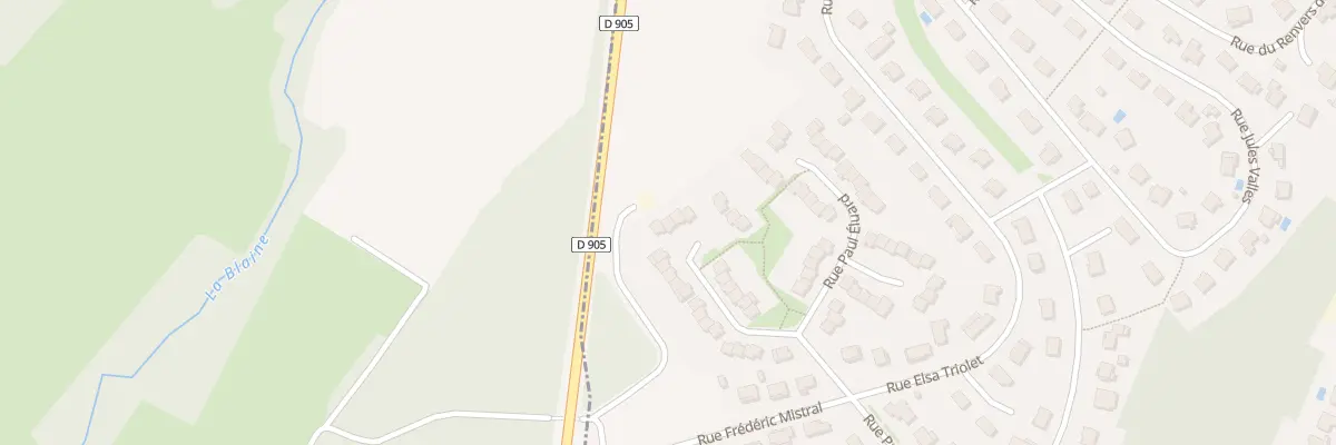 Plan du 41 Rue Paul Eluard à Dole