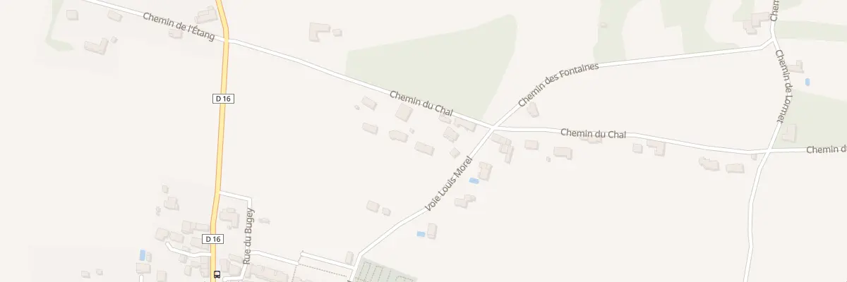 Plan du 250 Chem du Chal à La Chapelle-de-la-Tour