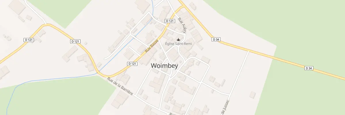 Plan du 7 Rue Haute à Woimbey