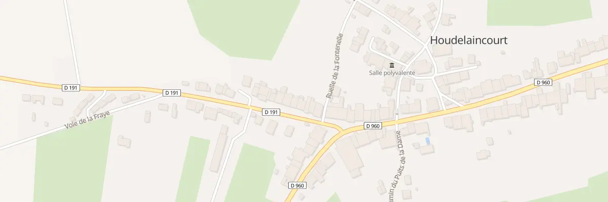 Plan du 8 Rue de la Maix à Houdelaincourt