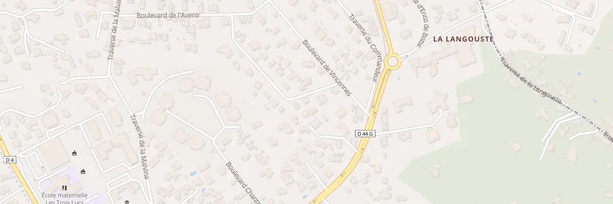 Plan du 3 Bd Maissa à Marseille 12e Arrondissement