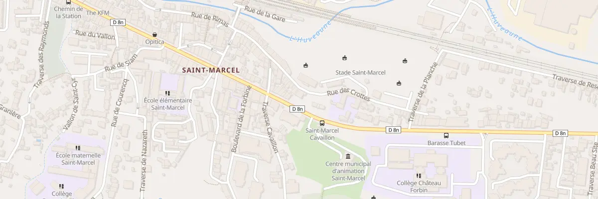 Plan du 217 Bd de Saint Marcel à Marseille 11e Arrondissement